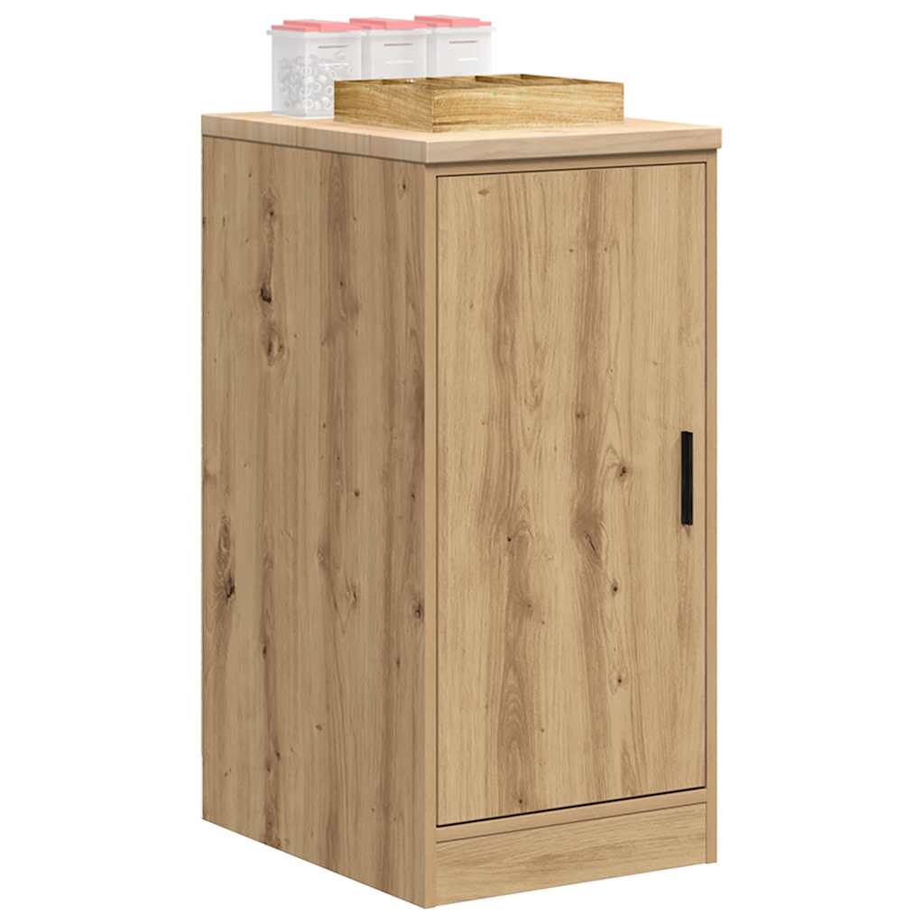 Garagen-Aufbewahrungsschrank Massivholz Kiefer Artisan-Eiche