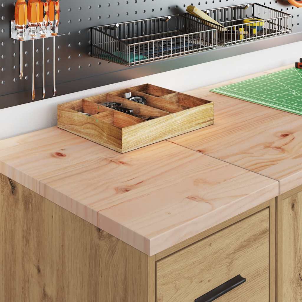 Garagen-Aufbewahrungsschrank Massivholz Kiefer Artisan-Eiche