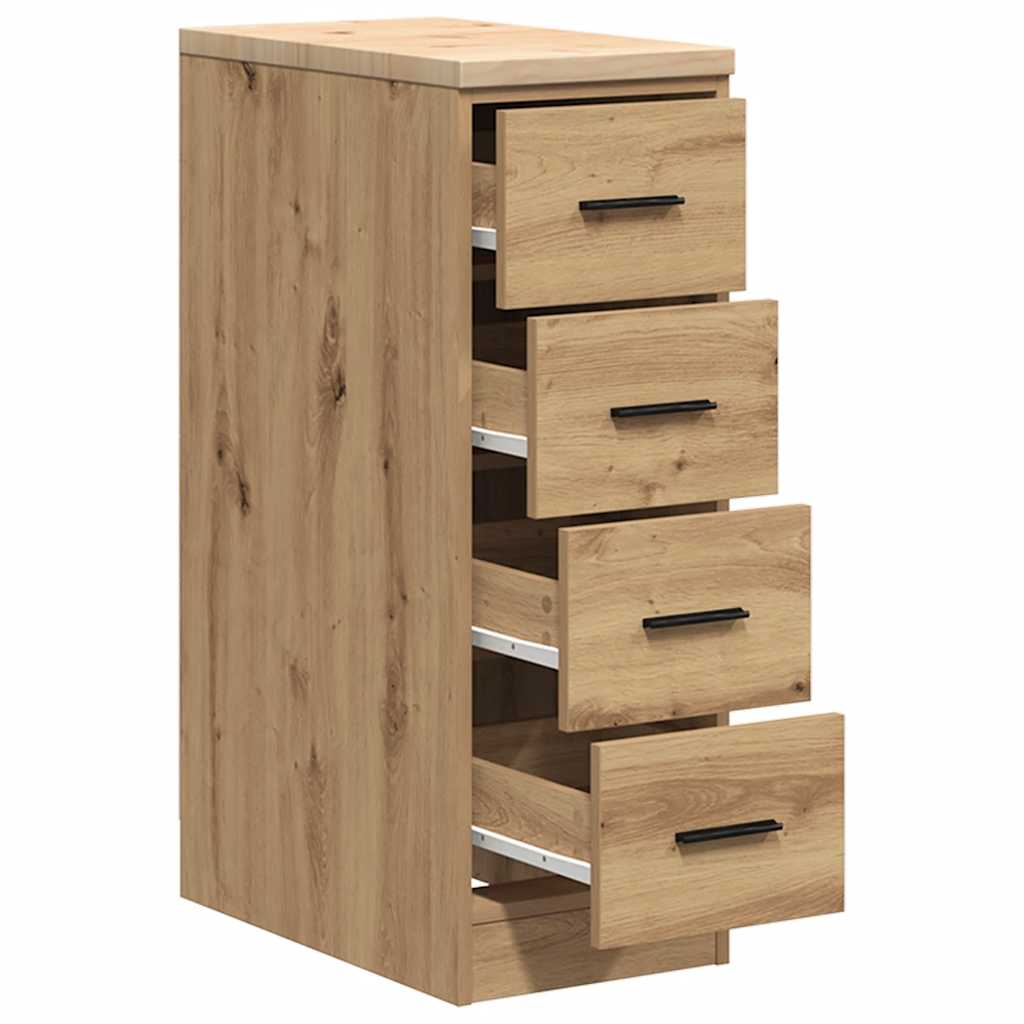 Garagen-Aufbewahrungsschrank Massivholz Kiefer Artisan-Eiche