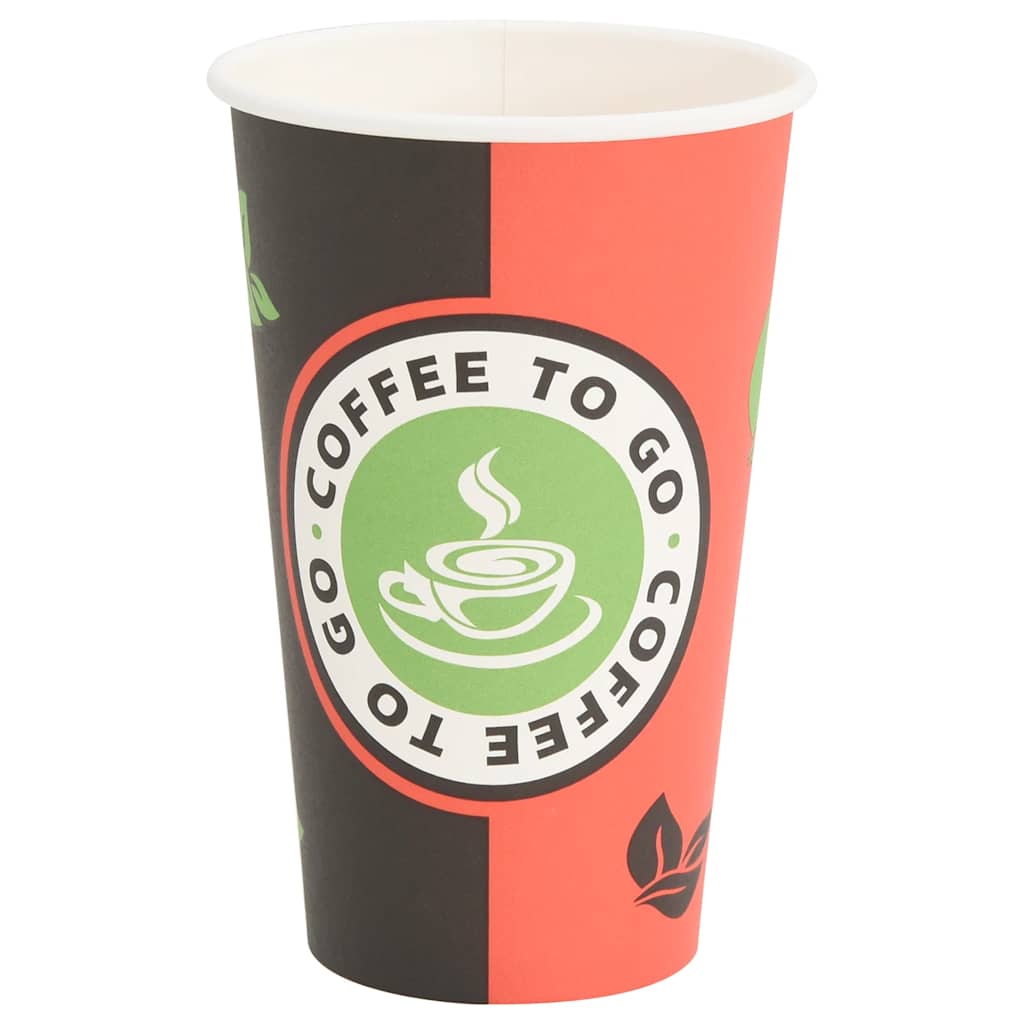 Pappbecher Mit Deckeln 1000 Stk. 16Oz 400Ml