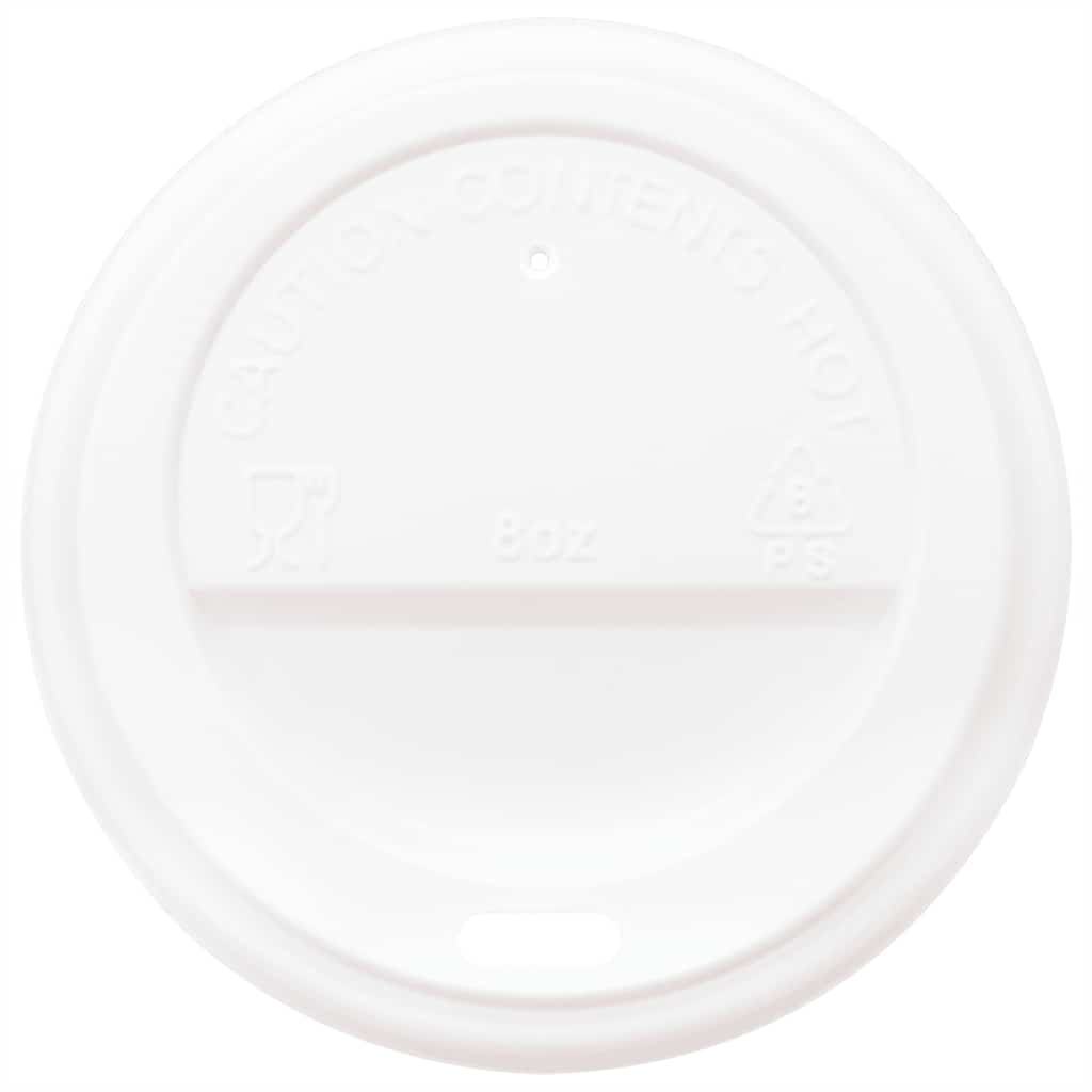 Pappbecher Mit Deckeln 1000 Stk. 8Oz 200Ml