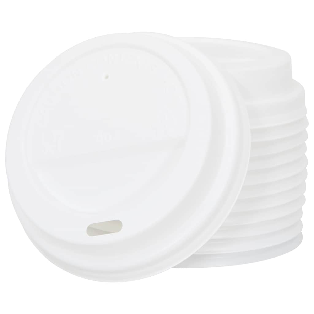 Pappbecher Mit Deckeln 1000 Stk. 8Oz 200Ml