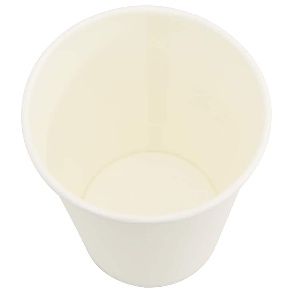 Pappbecher Mit Deckeln 1000 Stk. 8Oz 200Ml