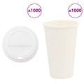 Pappbecher Mit Deckeln 1000 Stk. 8Oz 200Ml