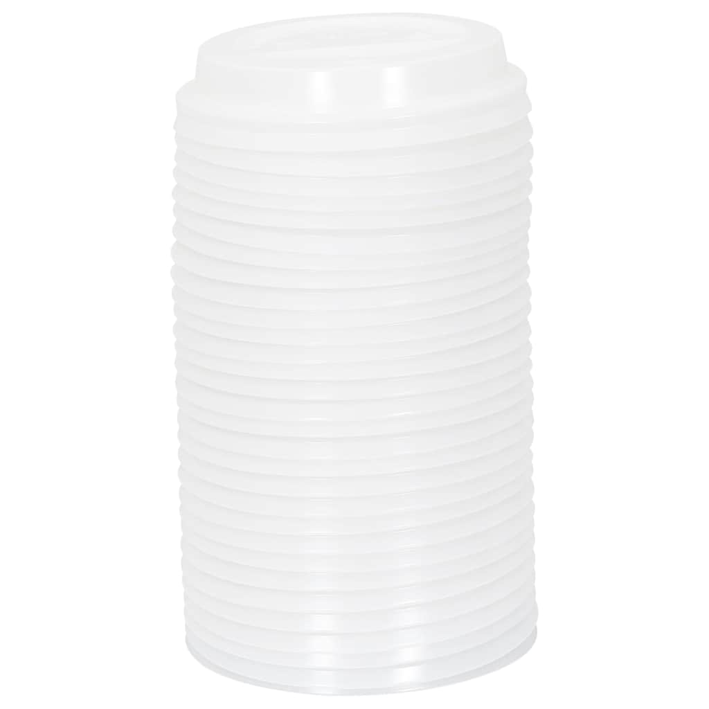 Pappbecher Mit Deckeln 1000 Stk. 12Oz 300Ml