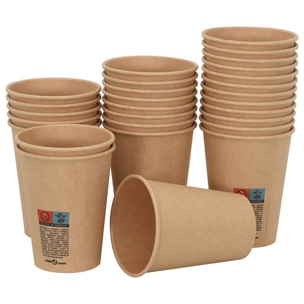 Pappbecher Mit Deckeln 1000 Stk. 12Oz 300Ml