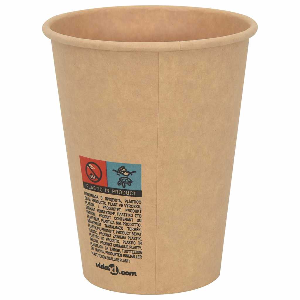 Pappbecher Mit Deckeln 1000 Stk. 12Oz 300Ml