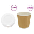 Pappbecher Mit Deckeln 1000 Stk. 4Oz 100Ml