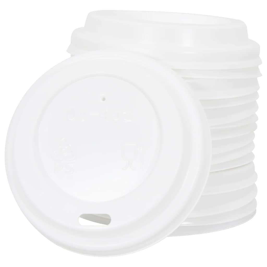 Pappbecher Mit Deckeln 1000 Stk. 4Oz 100Ml