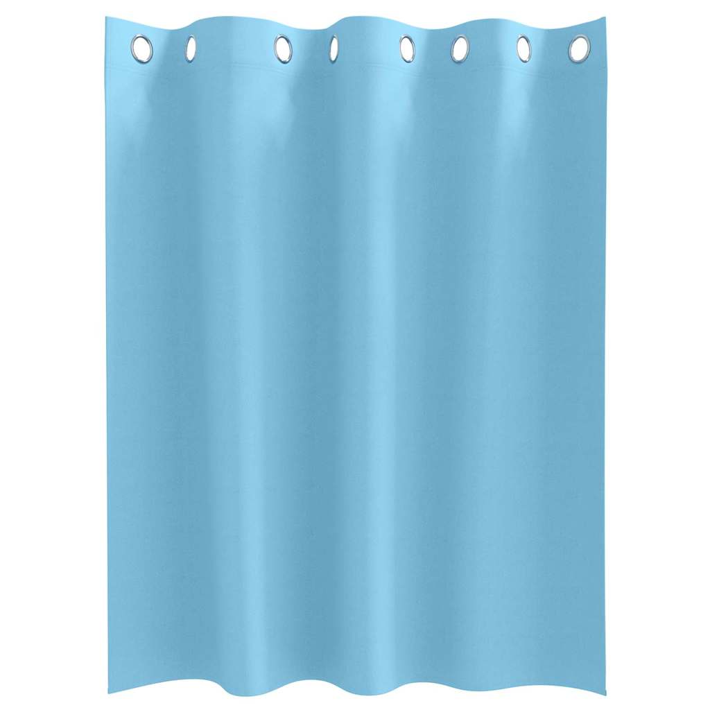 Verdunkelungs-Vorhänge Mit Ringen 2 Pcs Himmelblau 140 X Hellblau