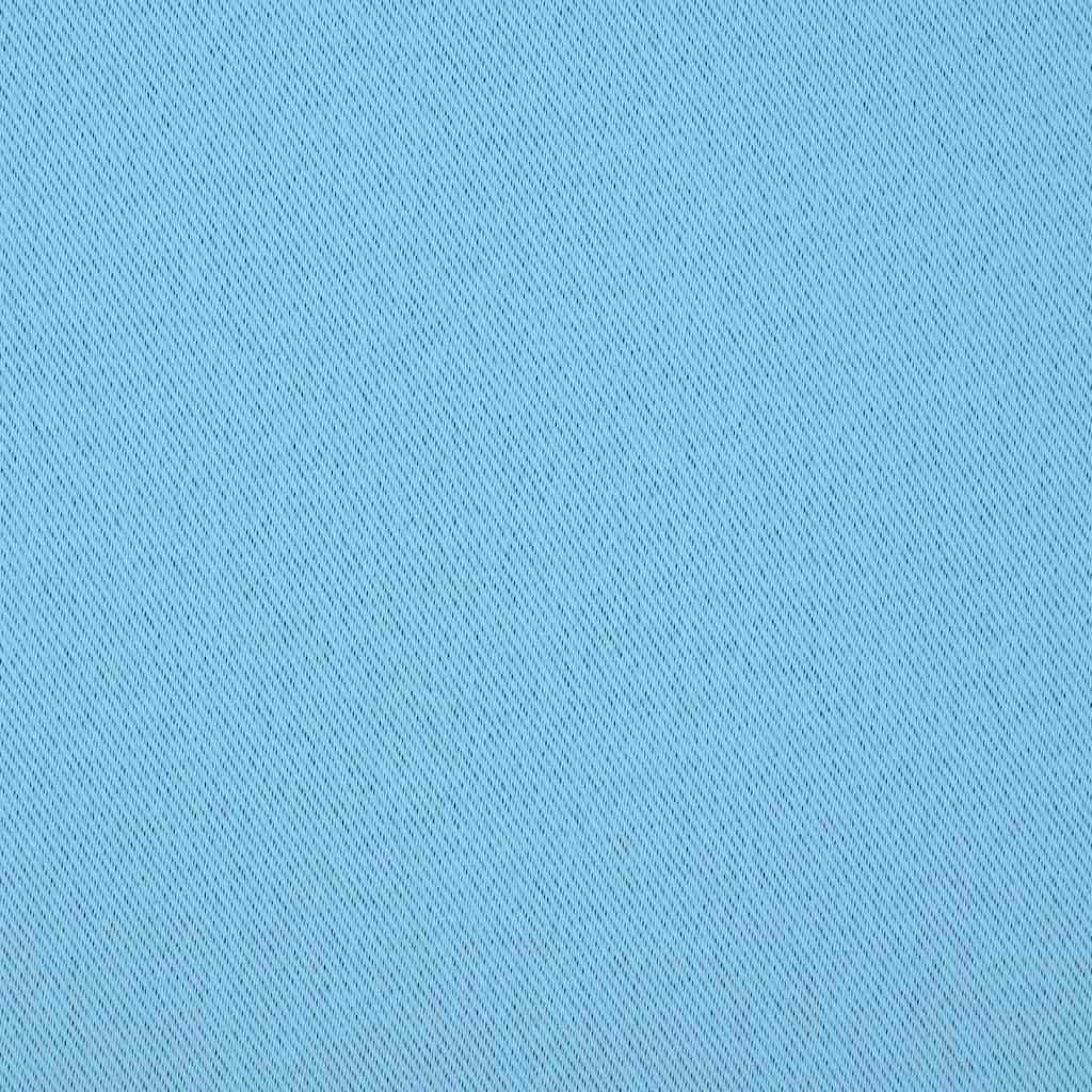 Verdunkelungs-Vorhänge Mit Ringen 2 Pcs Himmelblau 140 X Hellblau