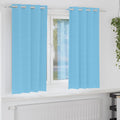 Verdunkelungs-Vorhänge Mit Ringen 2 Pcs Himmelblau 140 X Hellblau