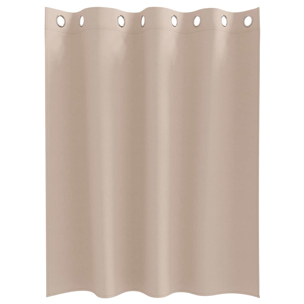 Verdunkelungs-Vorhänge Mit Ringen 2 Pcs 140 X Taupe