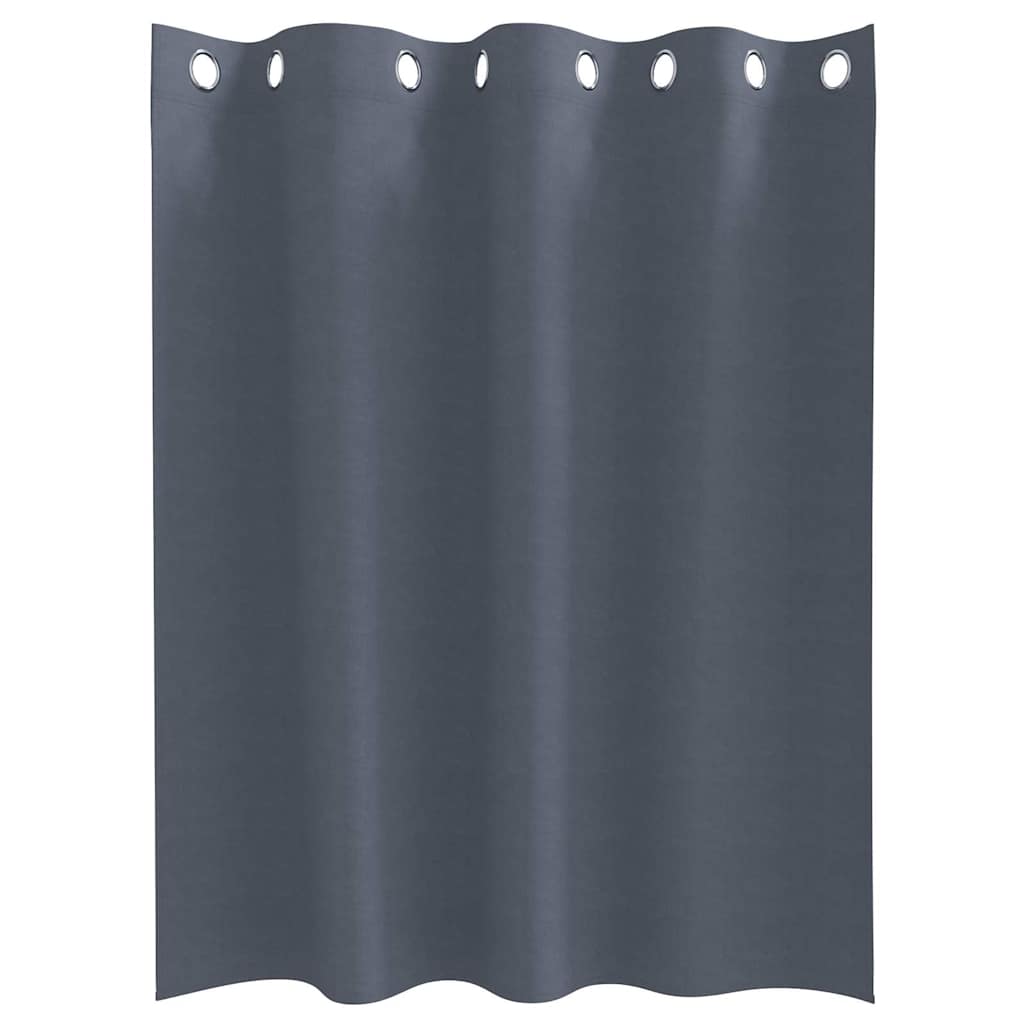 Verdunkelungs-Vorhänge Mit Ringen 2 Pcs 140 X Anthrazit