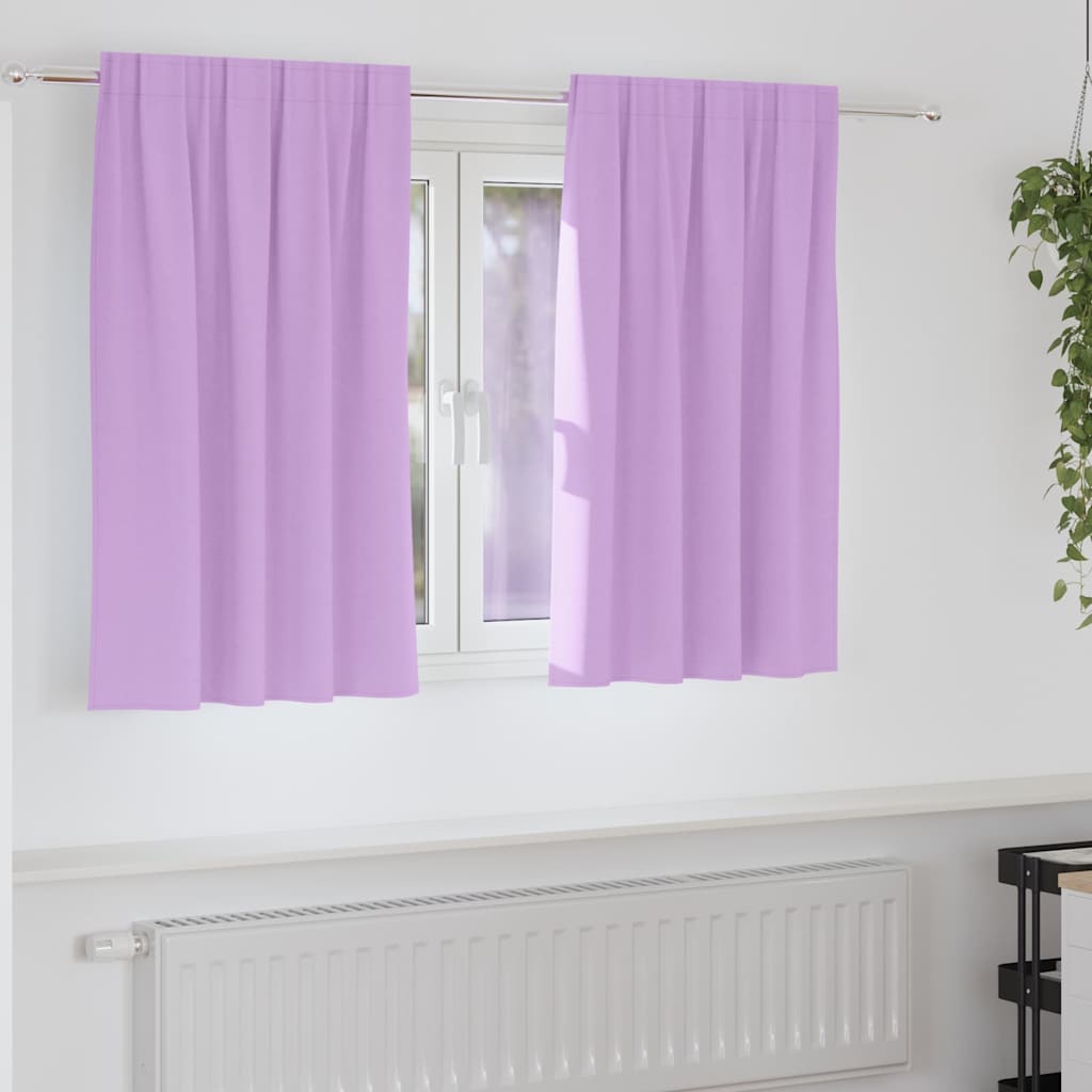 Verdunkelungs-Vorhänge Mit Ringen 2 Pcs 140 X Lila