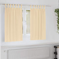 Verdunkelungs-Vorhänge Mit Ringen 2 Pcs 140 X Creme