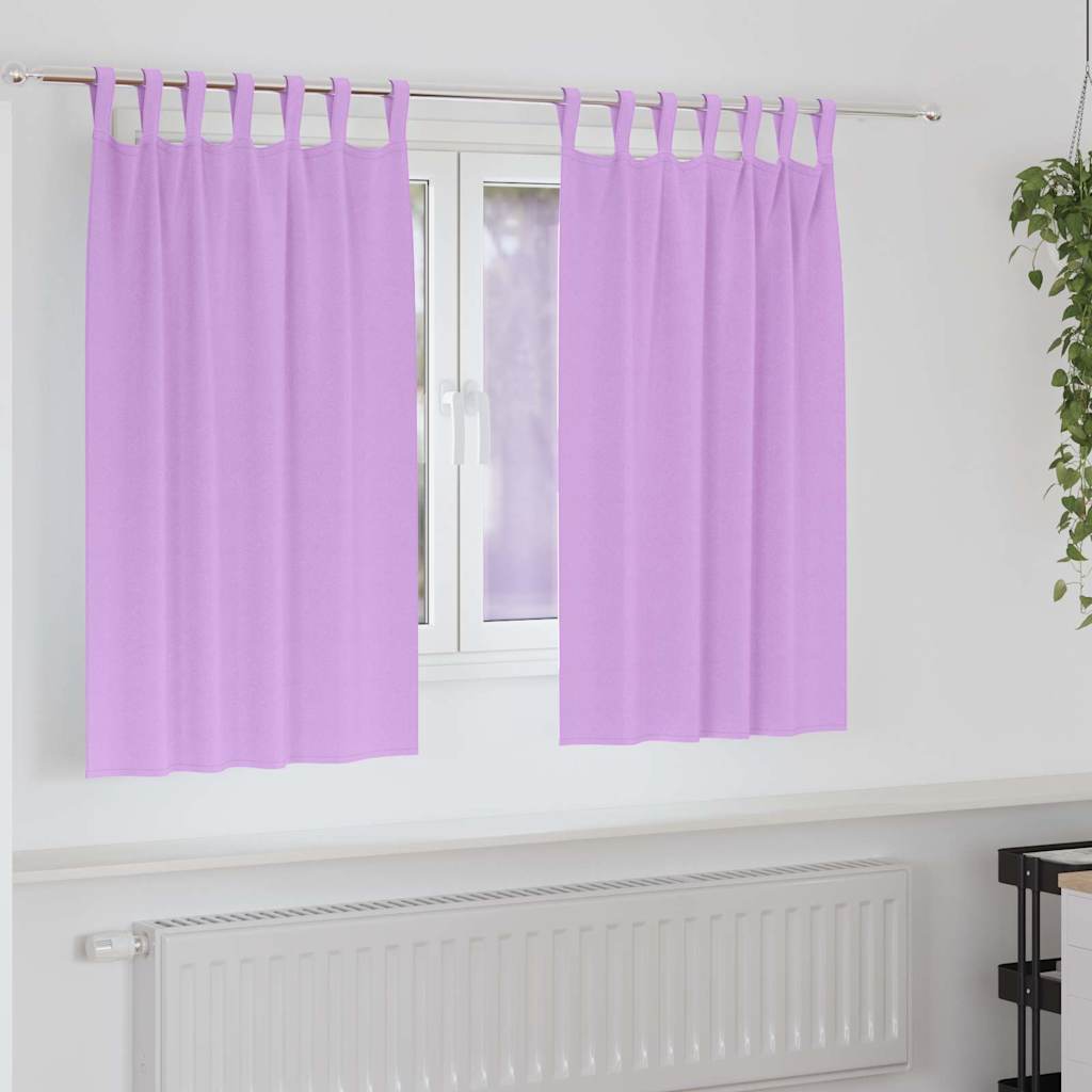 Verdunkelungs-Vorhänge Mit Ringen 2 Pcs 140 X Lila