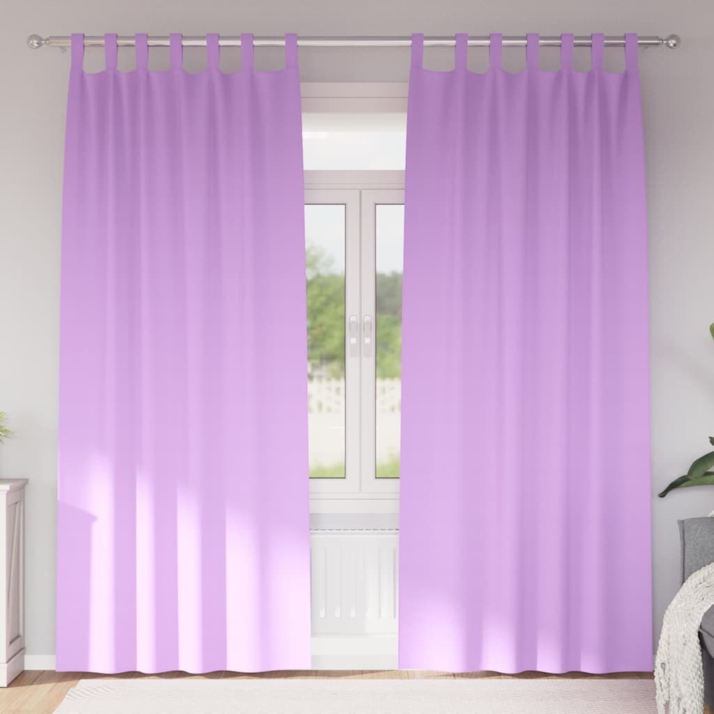 Verdunkelungs-Vorhänge Mit Ringen 2 Pcs 140 X Lila