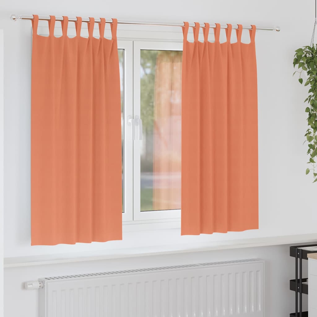 Verdunkelungs-Vorhänge Mit Ringen 2 Pcs 140 X Terrakotta