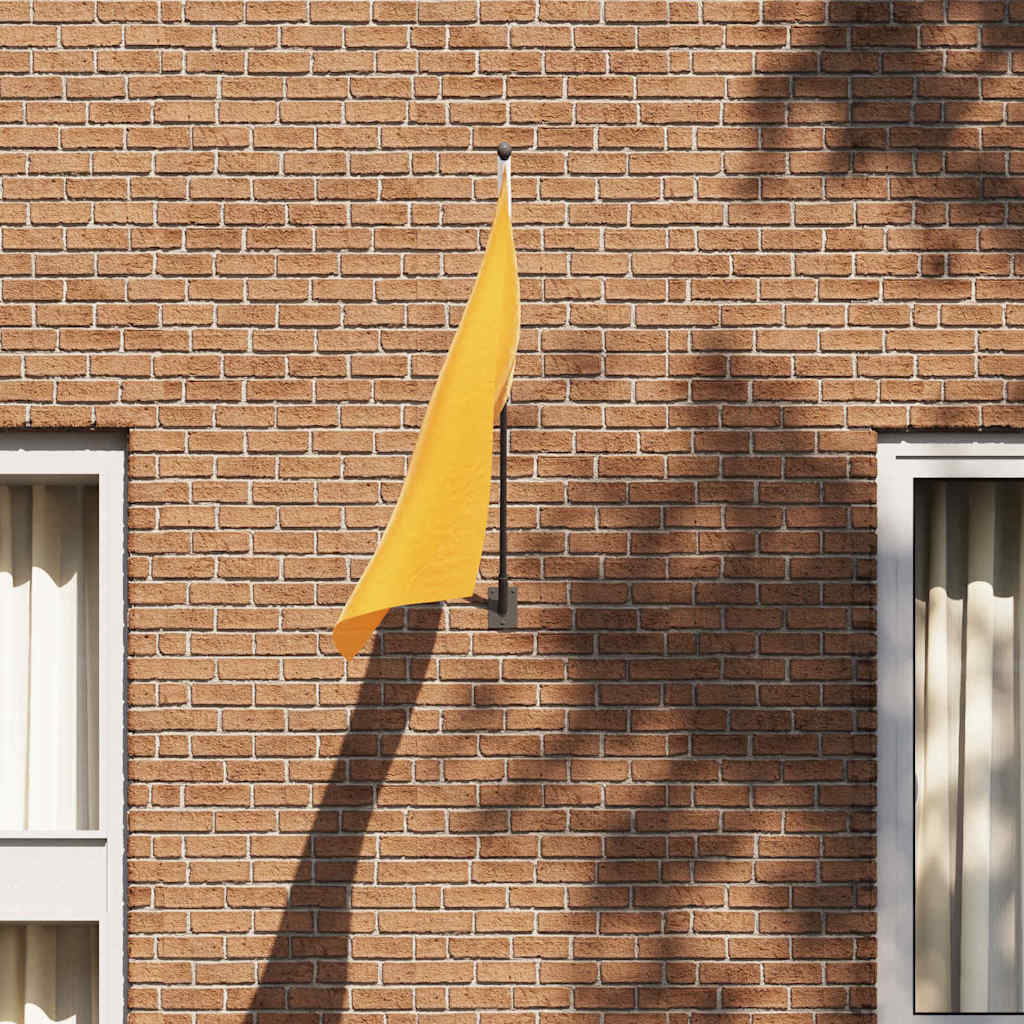 Fahnen Pole Holde Schwarz 15 X 3 X 0,35 Cm Stahl