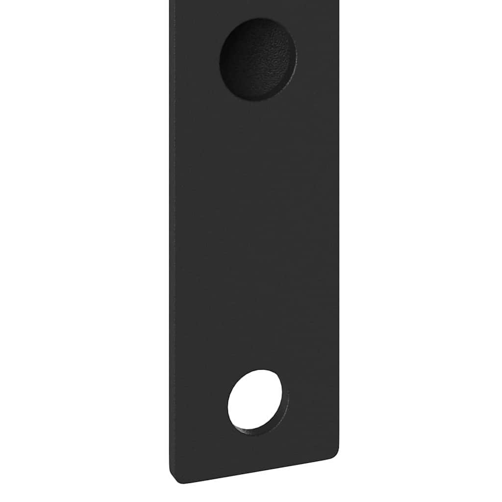 Fahnen Pole Holde Schwarz 15 X 3 X 0,35 Cm Stahl
