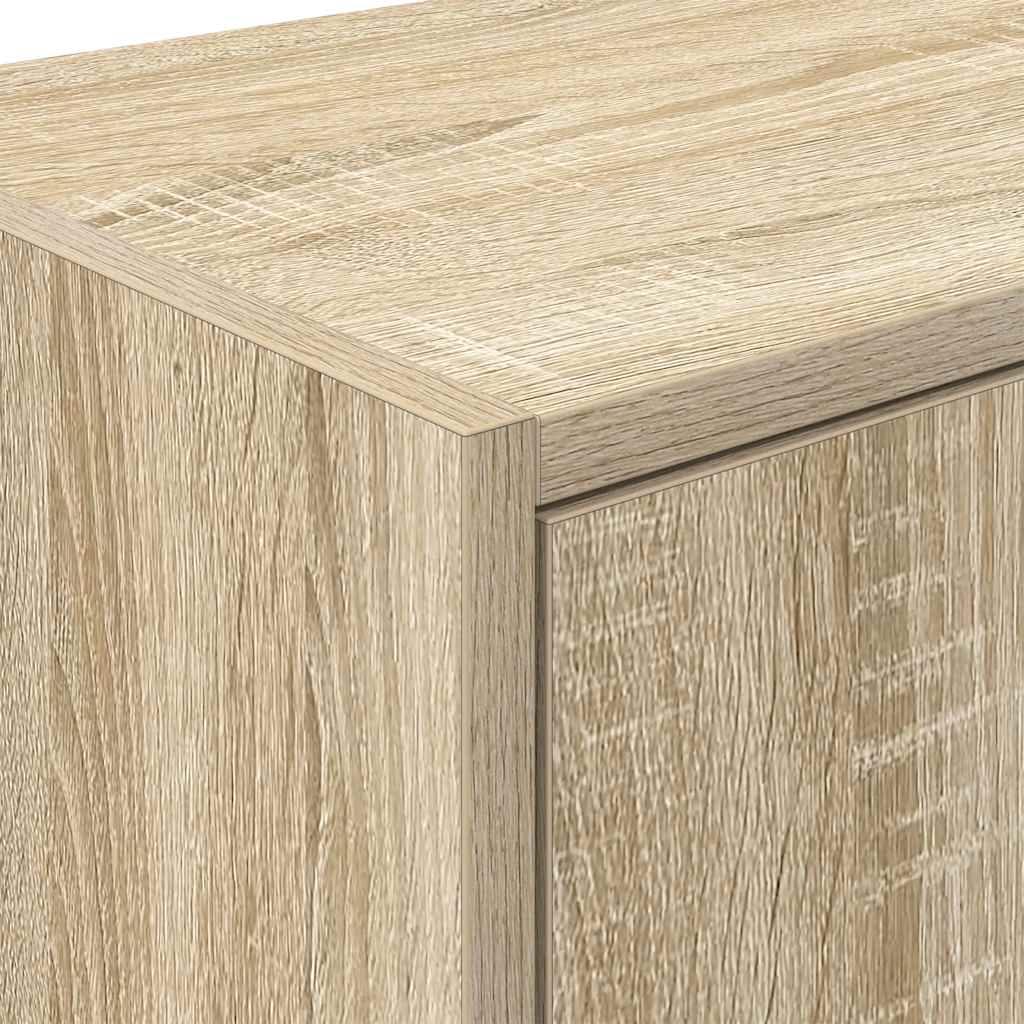 Garagenschränke 2 Stk. Sonoma-Eiche Holzwerkstoff Sonoma Eiche