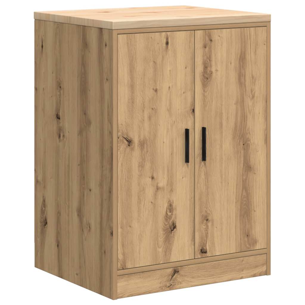 Garagenschränke 2 Stk. Artisan-Eiche Holzwerkstoff Artisian Oak