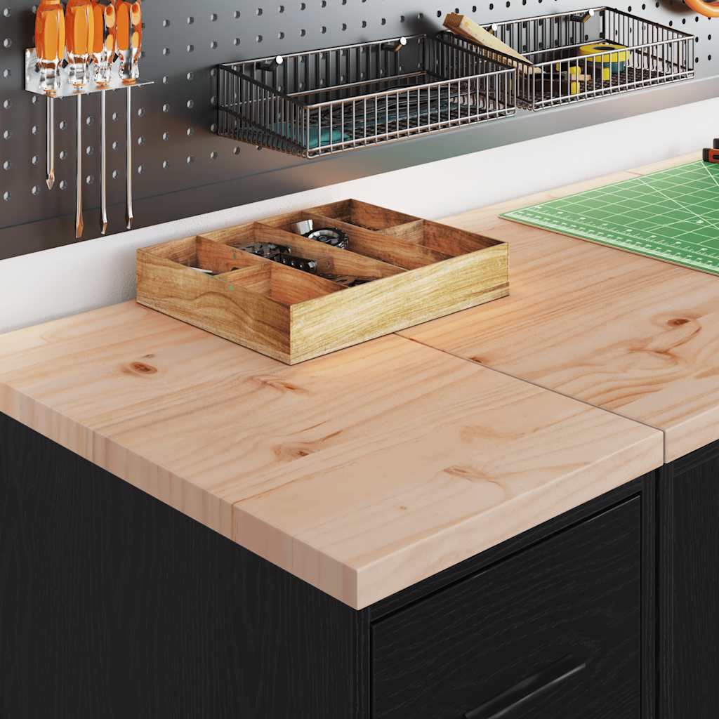 Garagenschränke 2 Stk. Holzwerkstoff Schwarz