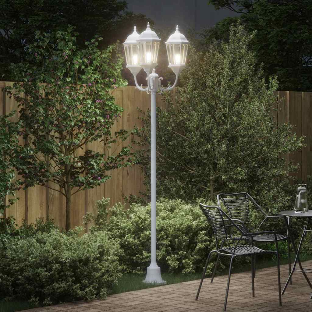 Garten-Licht 57 X 49 X 241 Cm Aluminium Und Glas