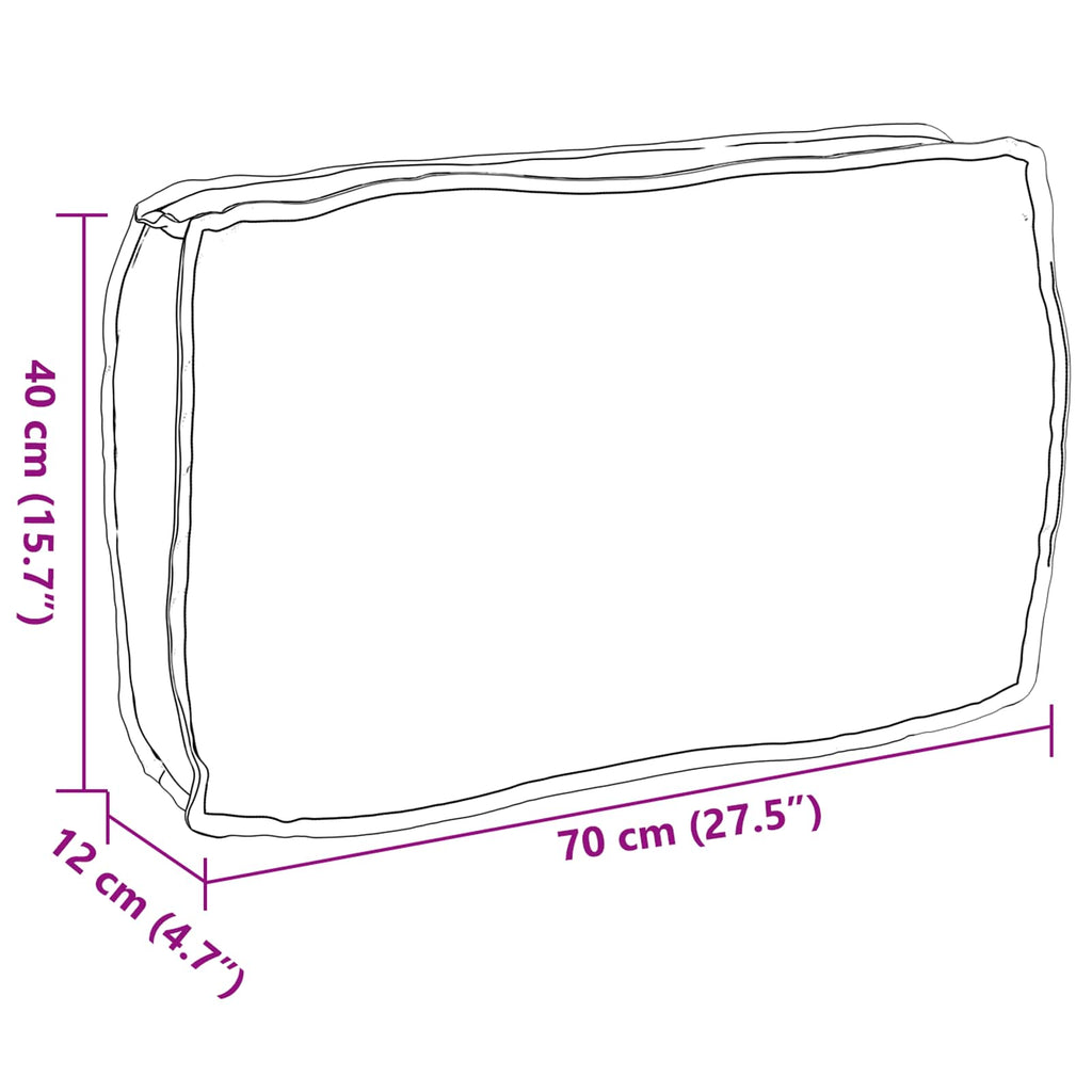 Kissen 70 X 40 X 12 Cm Oxford-Stoff