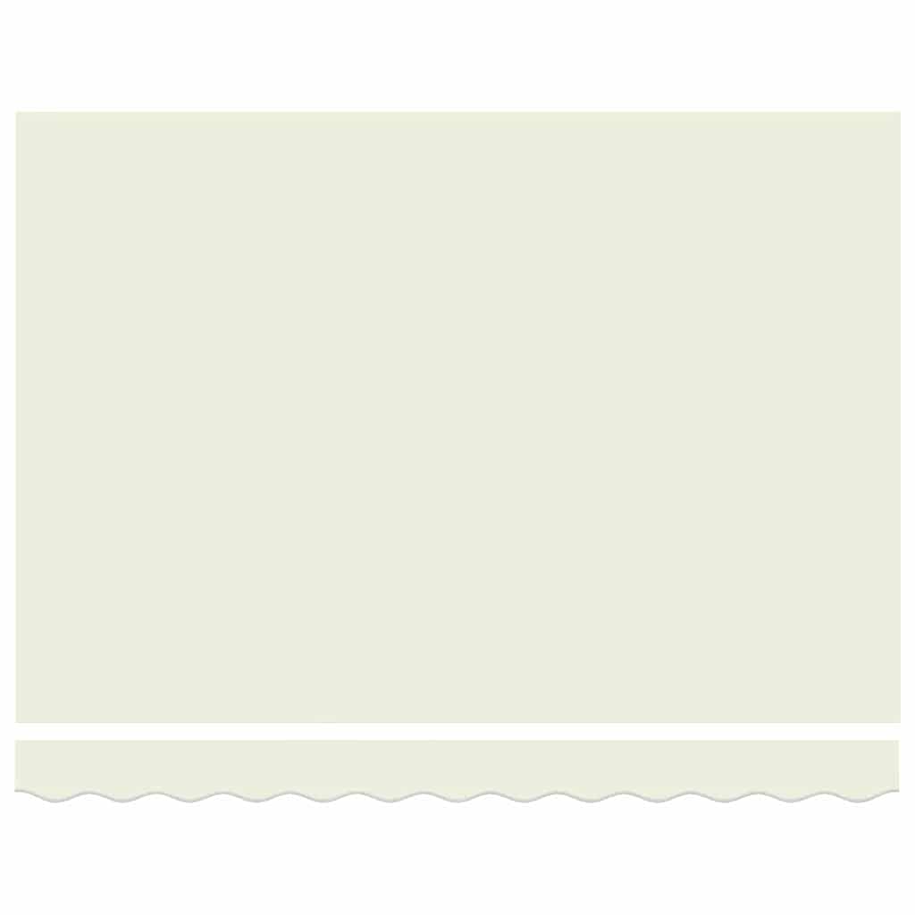 Markisenrahmen Creme 250 X 200 Cm Polyester Mit Pu-Beschichtung Creme (Weißer Rahmen)