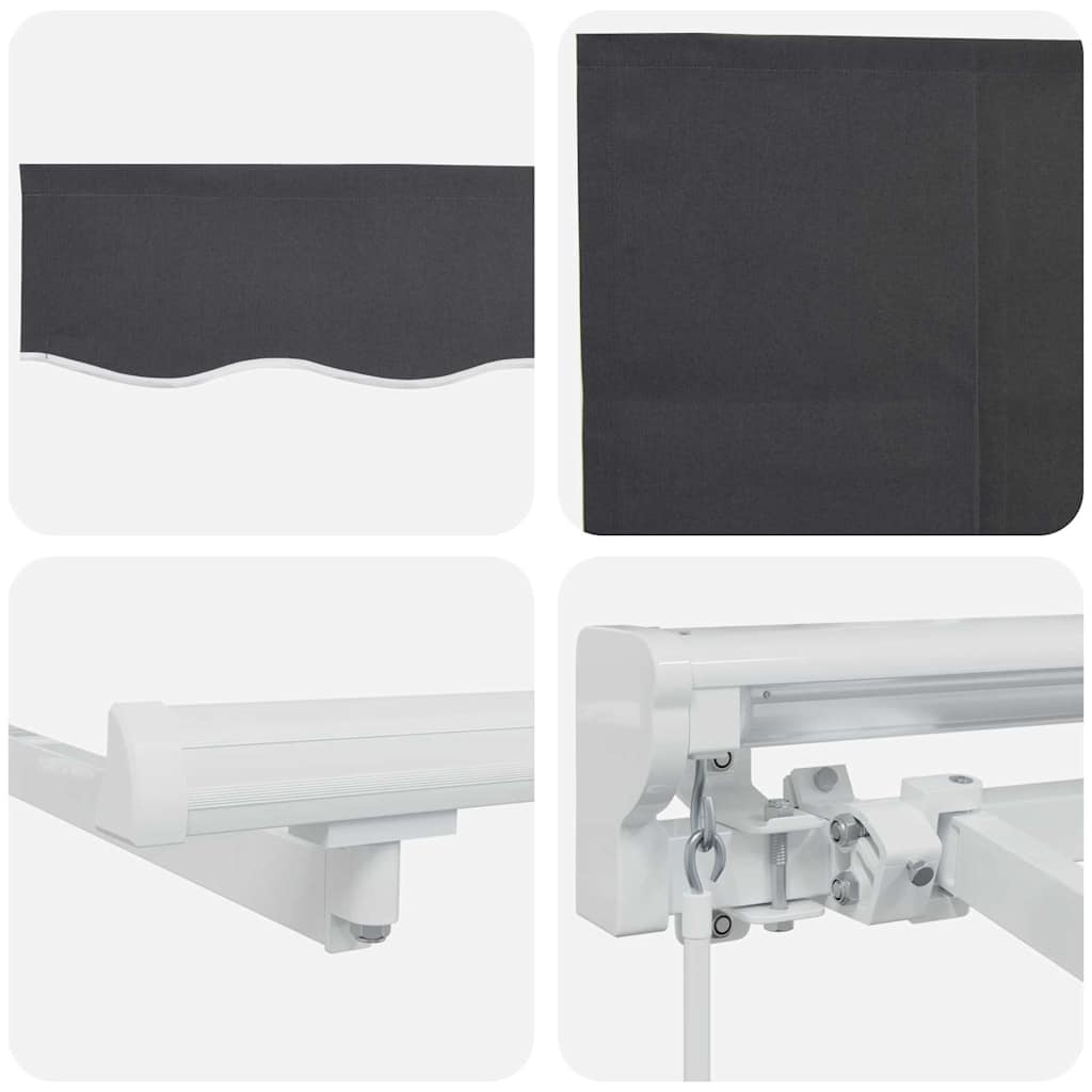 Markisenrahmen Anthrazit 250 X 200 Cm Anthrazit (Weißer Rahmen)