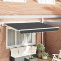 Markisenrahmen Anthrazit 250 X 200 Cm Anthrazit (Weißer Rahmen)