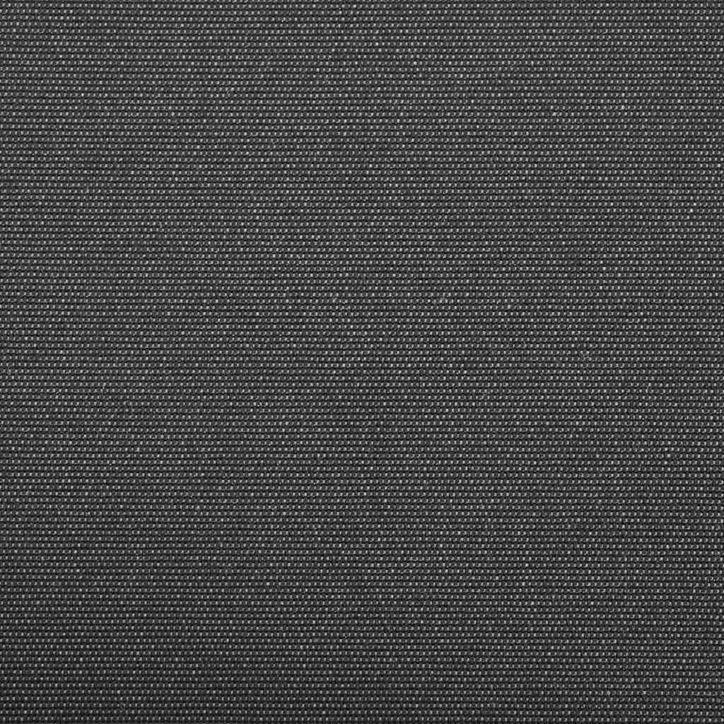 Einziehbare Markise Anthrazit 250 X 200 Cm Stoff Anthrazit (Weißer Rahmen)