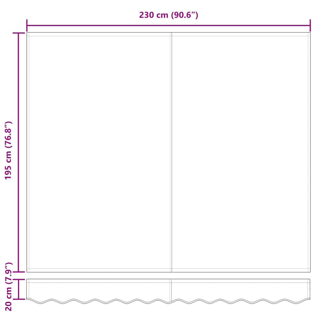 Einziehbare Markise Anthrazit 250 X 200 Cm Stoff Anthrazit (Rahmen Anthrazit)