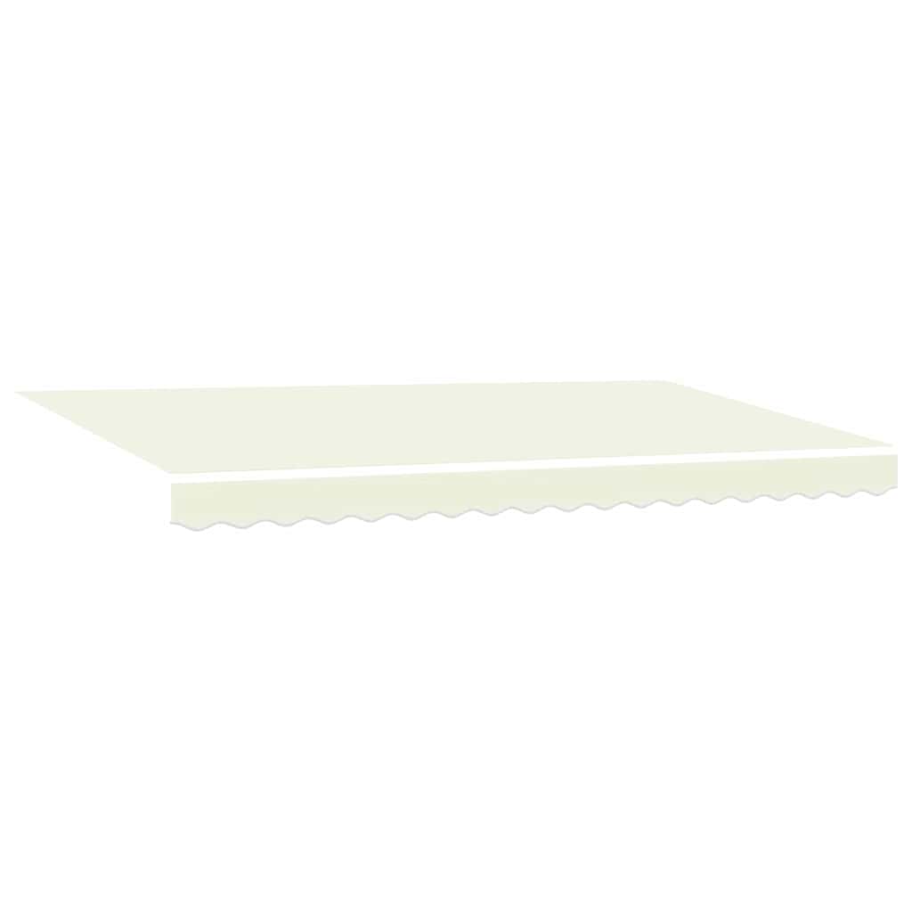 Markise Mit Sichtschutz Creme 350 X 200 X 120 Cm Creme (Anthrazit-Rahmen)