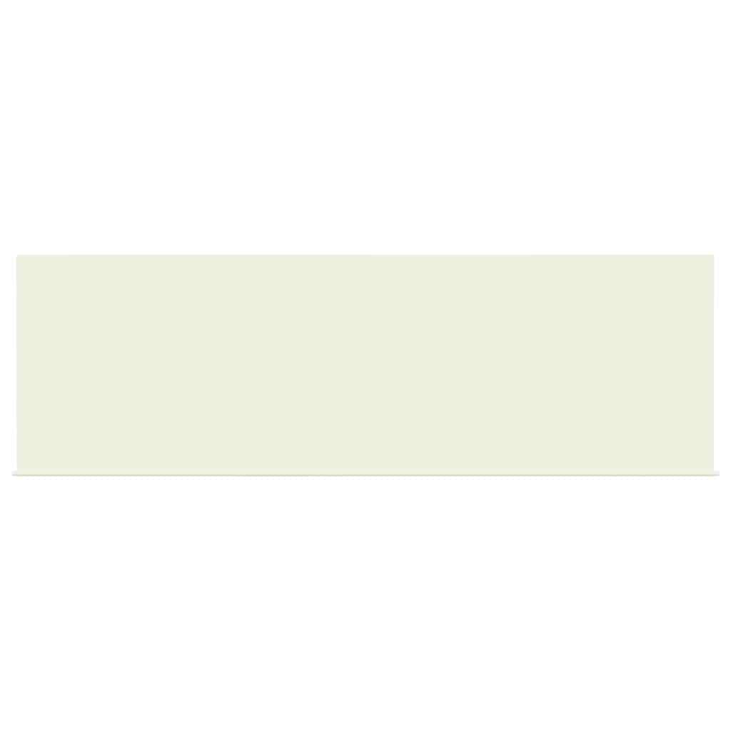 Einziehbare Markise Creme 400 X 200 Cm Polyester Und Aluminium Creme (Anthrazit-Rahmen)