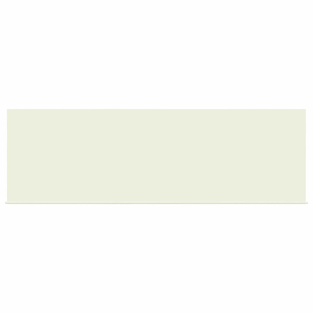 Einziehbare Markise Creme 400 X 200 Cm Polyester Und Aluminium Creme (Anthrazit-Rahmen)