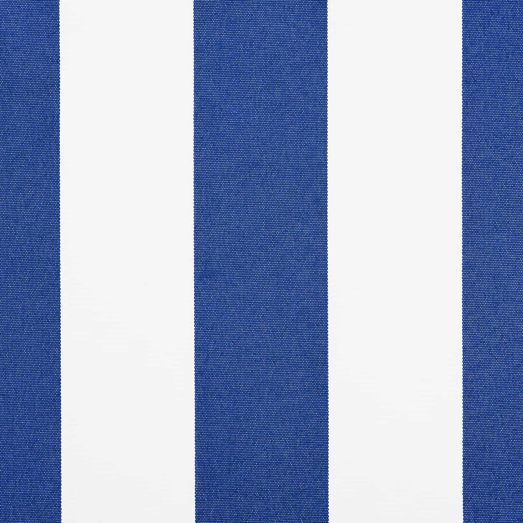 Einziehbare Markise Blau Und Weiß 300 X 250 Cm Blau Und Weiß (Rahmen Anthrazit)