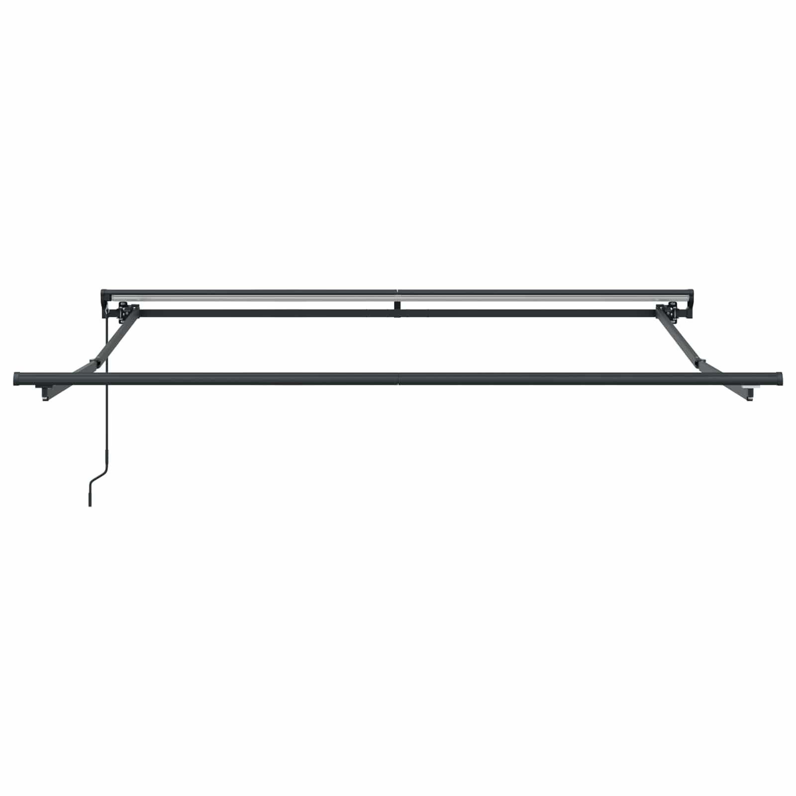 Einziehbare Markise Creme 300 X 250 Cm Polyester Und Aluminium