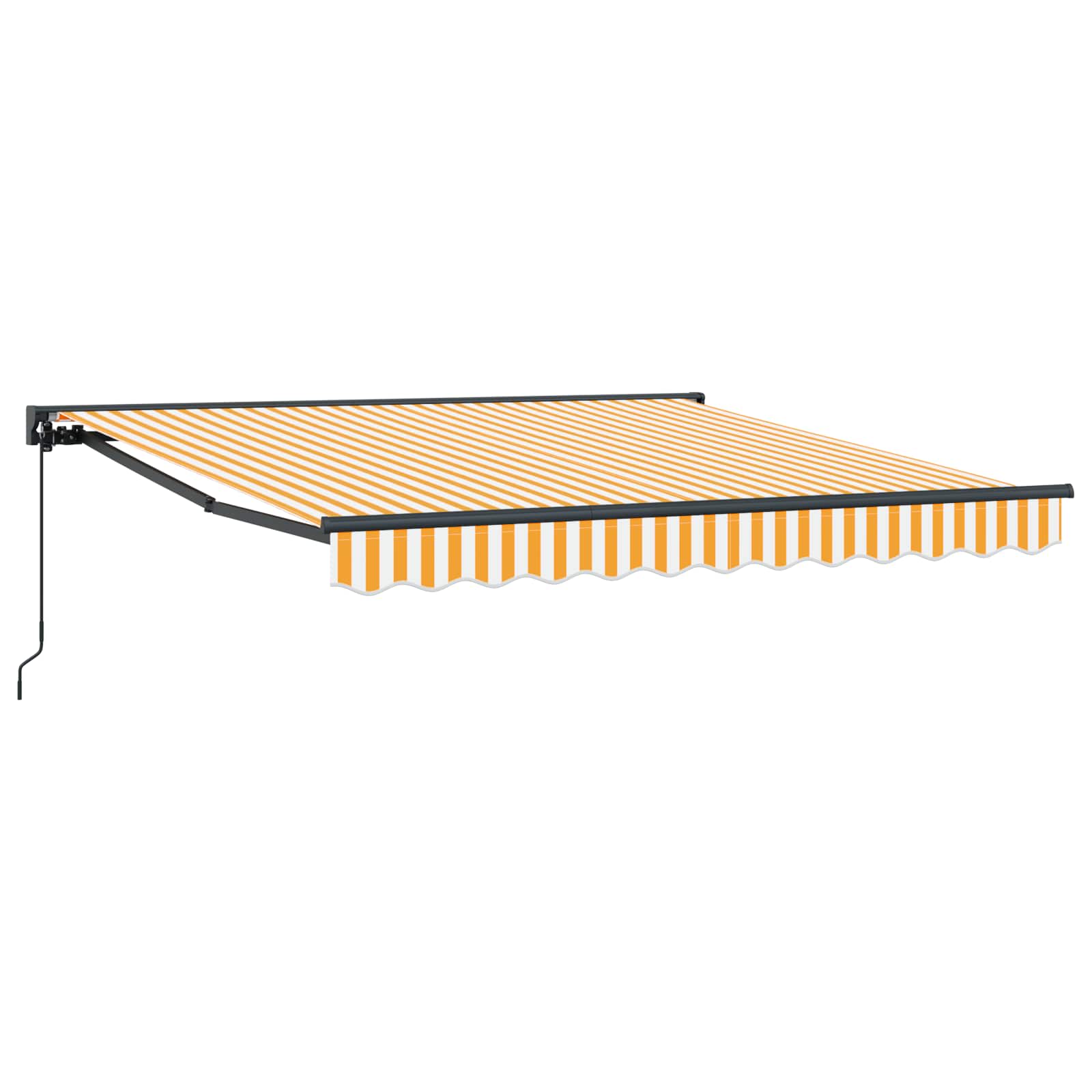 Markisenrahmen Gelb Und Weiß 300 X 250 Cm Gelb Und Weiß (Anthrazit Rahmen)