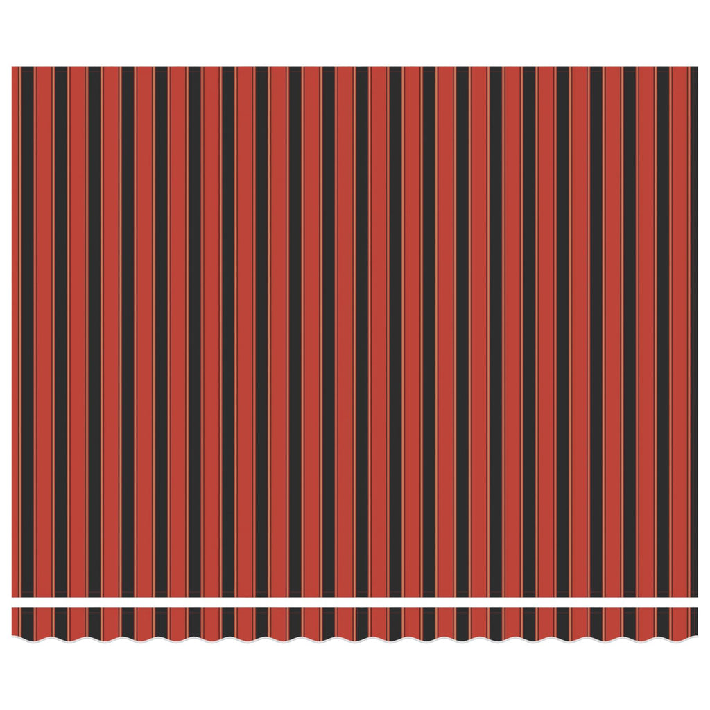 Markisenrahmen Orange Und Schwarz 400 X 300 Cm Orange, Schwarz Und Gelb (Anthrazit Rahmen)