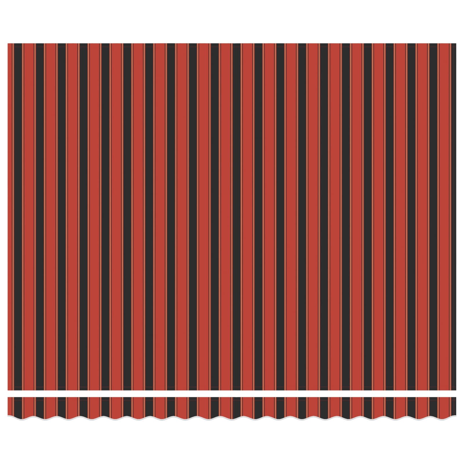 Markisenrahmen Orange Und Schwarz 400 X 300 Cm Orange, Schwarz Und Gelb (Anthrazit Rahmen)