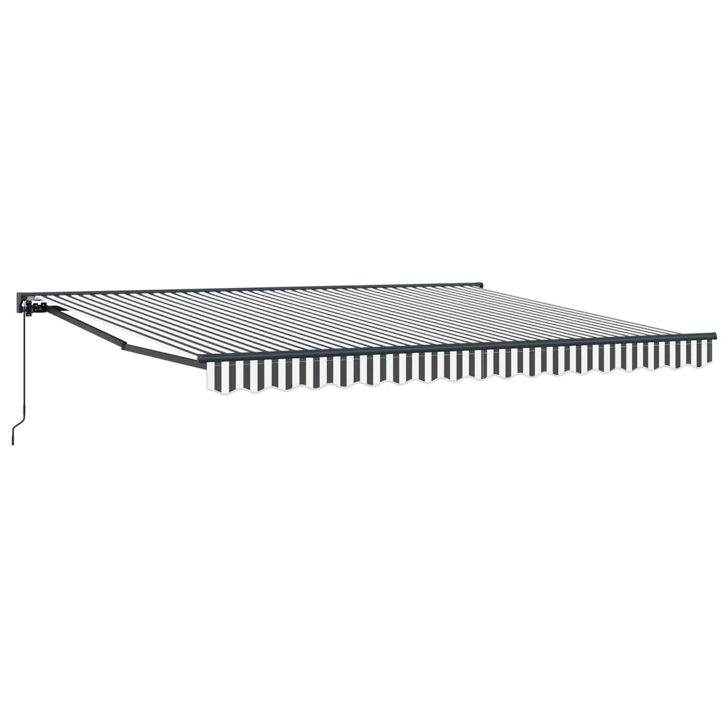Markisenrahmen Anthrazit Und Weiß 400 X 300 Cm Anthrazit Und Weiß (Rahmen Anthrazit)