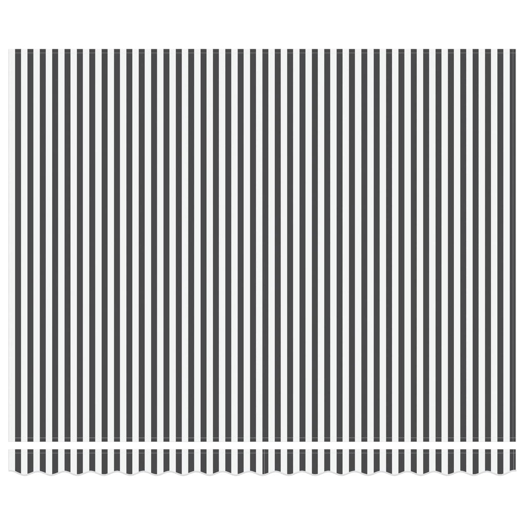 Markisenrahmen Anthrazit Und Weiß 400 X 300 Cm Anthrazit Und Weiß (Rahmen Anthrazit)