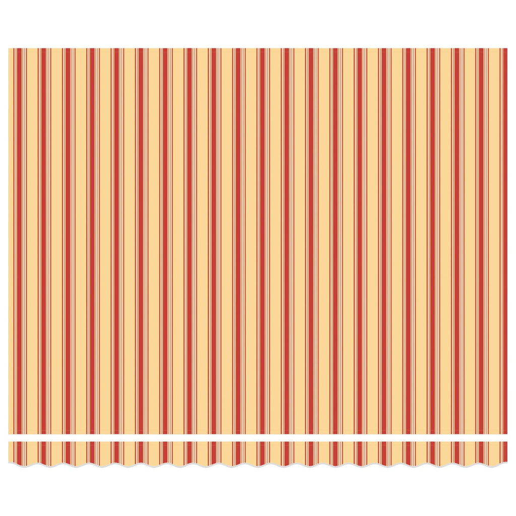 Markisenrahmen Mehrfarbig 400 X 300 Cm Gelb Und Orange (Anthrazit Rahmen)