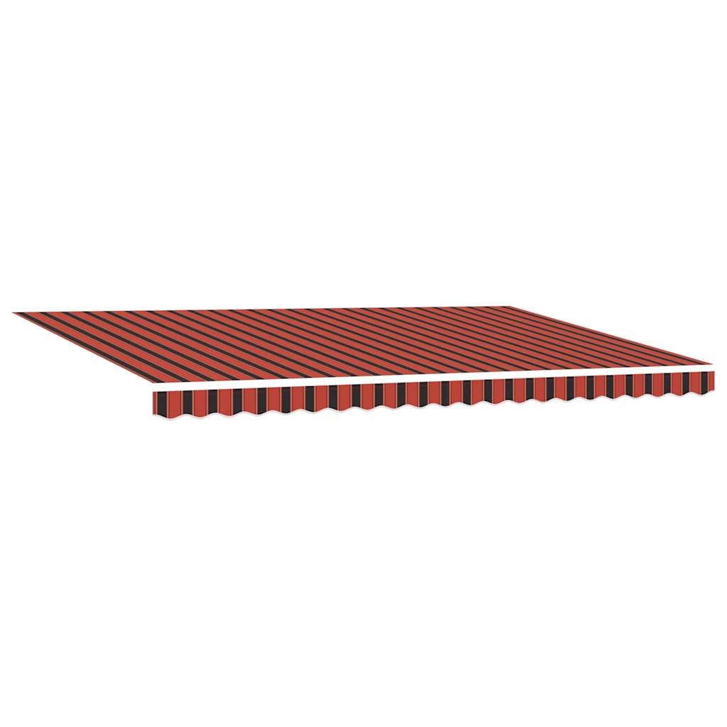 Markise Orange Und Braun 500 X 300 X 165 Cm Anthrazit (Rahmen Anthrazit)