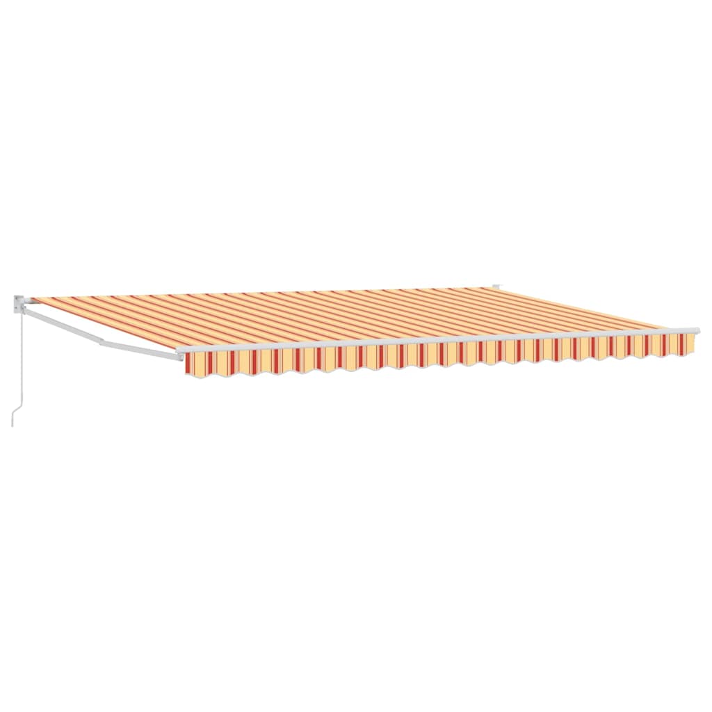 Markise Gelb Und Orange 500 X 300 X 165 Cm Polyester Und Metall Gelb Und Orange