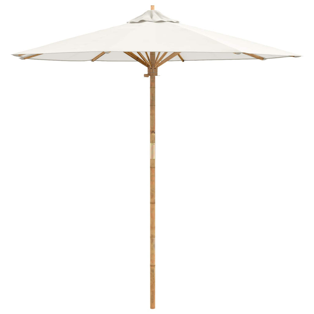 Garten-Sonnenschirm Ø 270 X 260 Cm Bambus