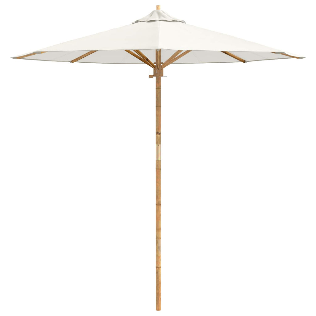 Garten-Sonnenschirm Ø 270 X 260 Cm Bambus